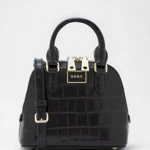 Dkny Bags Dkny Womens Stefani Mini Dome Crossbody In Black